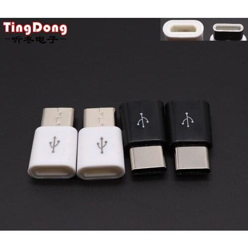 Micro USB to Type-C USB Adapter Converter Data Cable Adapter for Xiaomi for Huawei P20 Honor 10 for Samsung HTC One Plus 6