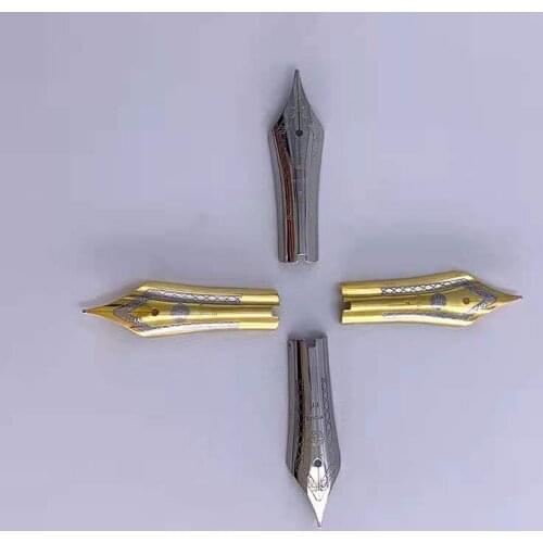 1Pcs Original Fountain Pen Ink Pen Nib Gold Color For Wing Sung 628 EF/F Size Business Stationery Office