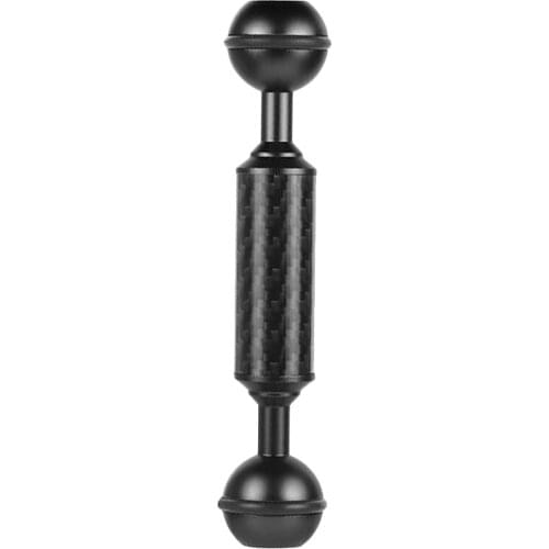 Carbon Fiber Float Extension Arm 1 Inch Dual Ball Diving Camera Photography D20Mm 5 Inch Light Underwater Buoyancy Tripod
