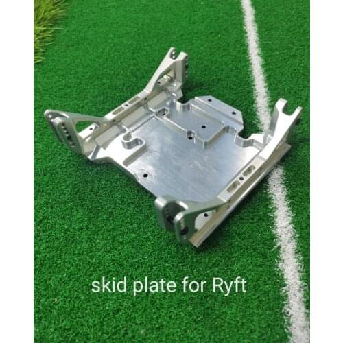 VITAVON CNC Alu 7075 skid plate for Axial RBX10 Ryft 4WD Bouncer 1/10 silver