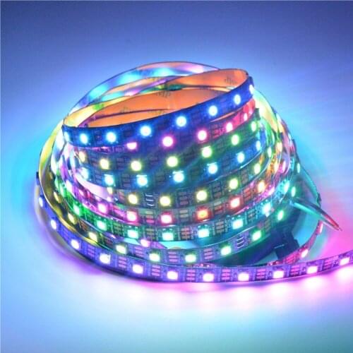 [Seven Neon]Free shipping individually addressable 5050 digital colorful RGB 60led/m 5V ws2811/ws2812/ws2812b LED SMD strip