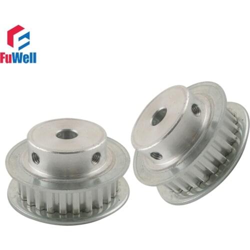 2pcs XL Type 28T Timing Pulley 28 Teeth 6/8/10/12mm Inner Bore 11mm Belt Width 5.08mm Pitch Aluminum Alloy Timing Belt Pulley
