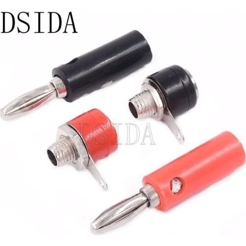 10PCS Male And Female 4mm Banana Plug Male And Female To Insert Connector Banana Pin DIY Model Parts 4mm socket