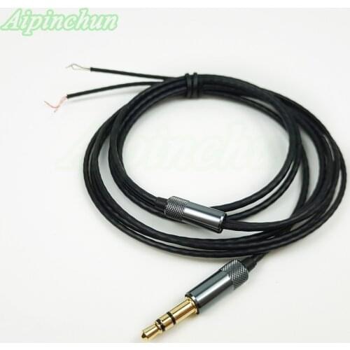 3.5mm Line Type Jack DIY OFC Wire Core Anti-Hard TPE Earphone Cable Repair Replacement for Headset
