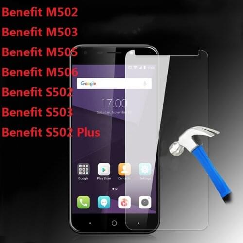 2pcs Ultra-thin Tempered Glass for Ark Benefit M502 M503 M505 M506 S502 Plus S503 Screen Protector Film Protective Screen Cover