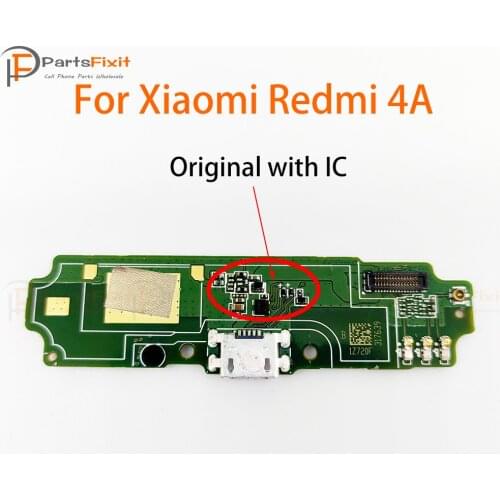 USB Charging Dock Port Flex For Xiaomi Redmi 4A Charging Port Dock Connector Micro USB Charger Board Parts Flex Replacements