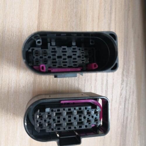 1/2/4/10set/Lot Male Female 14 Pin/Way Xenon Headlight Plug Connector For Gearbox Transmission Audi VW 3C0973737 3C0973837