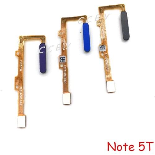 10pcs For Huawei Nova 5T Touch ID Fingerprint Sensor Flex Home Menu Button Flex Cable
