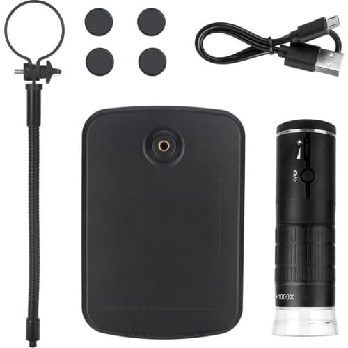 1000X Digital Microscope HD 1080P LED USB WiFi Microscope Mobile Phone Microscope Camera for Smartphone PCB Inspection Tools