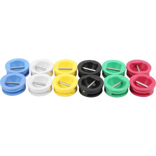 12pcs Surfboard Leash Plug Surfboard Leash Plugs Longboard Leg Foot Rope Round Cup Deck Plugs Surfboard Accessories