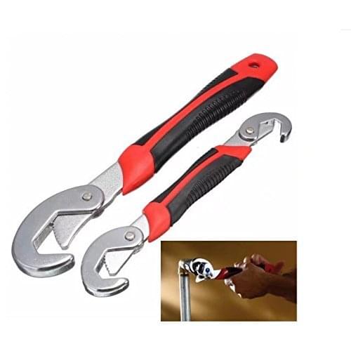 2pcs Multi-function Universal Quick Snap N Grip Adjustable Wrench Universal Wrench Hand Tools Free Shipping