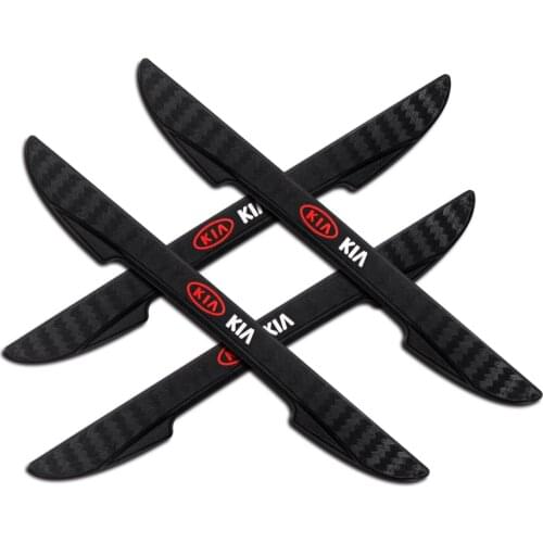 4Pcs Car Door Anti-Collision Bumper Strip Door Side Edge Protective Sticker for KIA Picanto Soul Forte K3 K5 K9 Auto Accessories