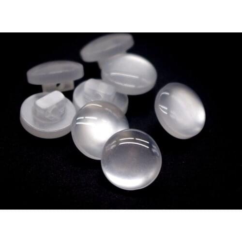 50PCs Acrylic Sewing Buttons Scrapbooking Round Shank 11mm Dia. Costura Botones Decorate bottoni botoes