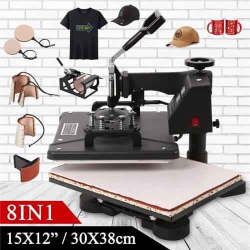 8IN1 30x38cm Heat Press Swing Away Heat Press Machines Digital best