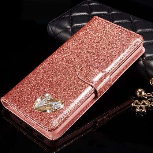 For Samsung A71 Case A51 A21S A70 A50 S20 Ultra 10+ 8 9 S10 S9 S8 Plus S7 Edge Glitter Flip Leather Wallet Phone Cover Bling