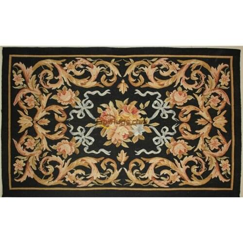 Big rug french aubusson rug flower rug red carpet fabric large room rug