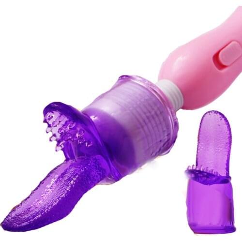 G Spot AV Rod Stick Vibrator Headgear Magic Wand Attachment AV Massager Vibrator Head Cap Clitoris Stimulator Sex Toys For Women