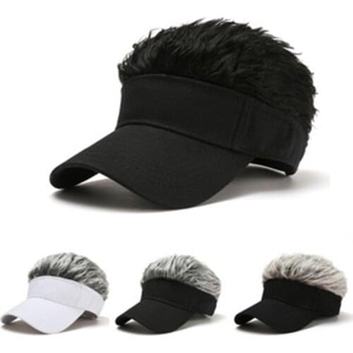 Adults Peaked Cap, Sun-Resistant Hairpiece Baseball Hat Sun Hat for Women and Men