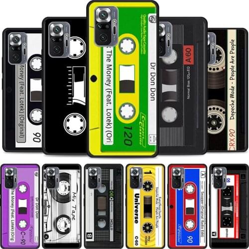Classical Old Cassette Tape Phone Case For Xiaomi Redmi 9 9C 9A K40 8 7A 8A 7 6A 6 K30 Pro 10 6 9I 9T Silicone Cover Coque