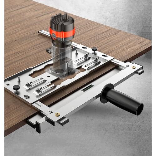 Edge Cutting Machine Circular Saw Guide Positioning Frame High Precision 4 "Wood Cutting Positioning Frame DIY Fixed Tools