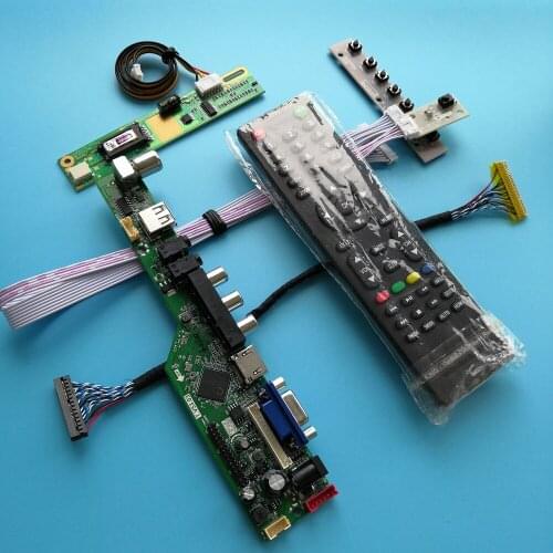 For QD15TL02 Rev.03 USB AV 30pin Interface Module 1 lamps 15.4" Resolution TV Controller Board Digital Signal VGA HDMI 1280X800