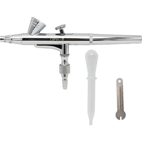 AC073 0.2mm Dual Action Airbrush Set Air Brush Spray Paint with Cleaning Kit For Model Hobby Nail Art Makeup