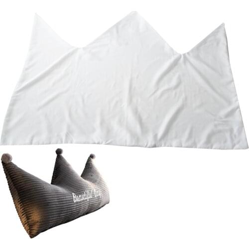 Solid White Cotton Cushion Cover No Stuffed Various Sizes Pillowcase Inner Bag Bed Long Pillow Crown Dakimakura Home Decoration