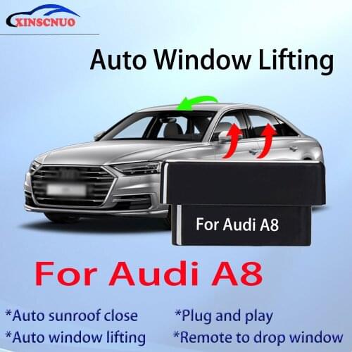 Car OBD Window Closer For Audi A8 Auto Lift Device Remote Control Close Open Pause Windows plug and play