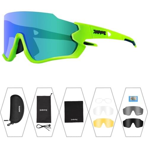 Polarized Cycling Glasses Men&Women 5Lens Sports Glasses Goggles MTB Bike Sunglasses Fishing Riding Gafas Ciclismo