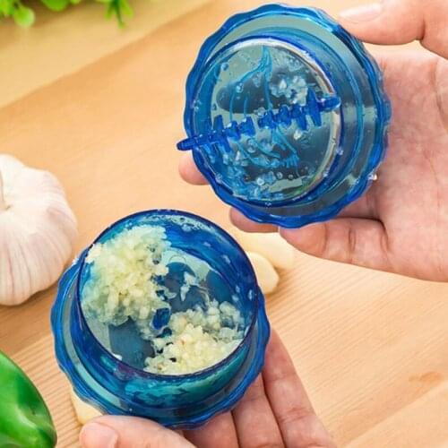 Portable Multifunction ABS Plastic Garlic Grater Useful Garlic Crusher Easy Cleaning Garlic Stripper Home Kitchen Gadgets