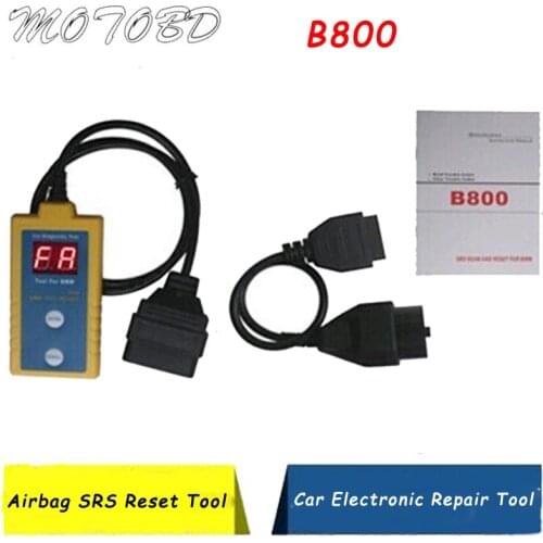 2019 New Top B800 Airbag SRS Reset Scanner OBD Diagnostic Tool Car Vehicle Airbag Car Electronic Repair Tool Free Shipping