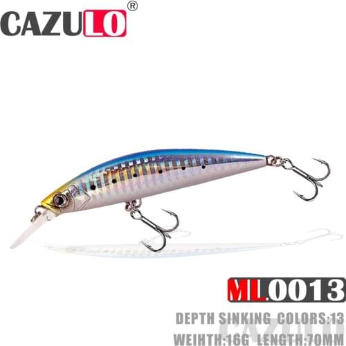 Minnow Fishing Accessories Lures Isca Artificial Weights 16g 70mm Baits Sinking Glow In The Dark Baits Peche Carpe Fish Leurre
