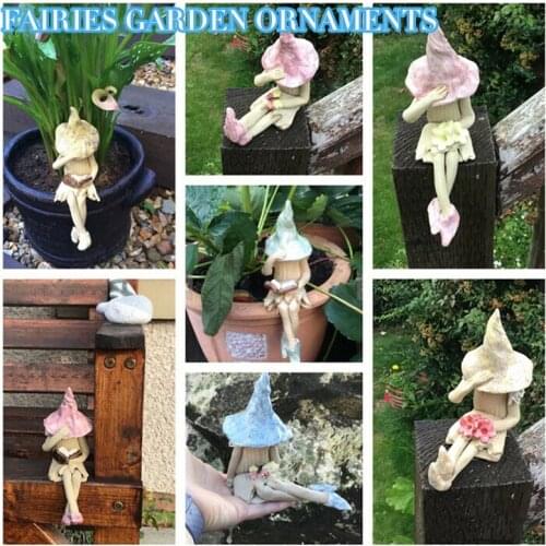Garden Decorations Fairy Resin Crafts Micro Landscape Scenes Set Decorations Dwarves Interesting Ornaments Décoration De Jardin