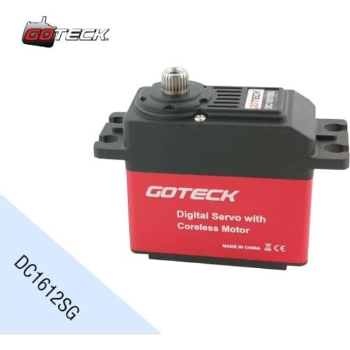 Goteck DC1612SG 12kg standard digital coreless server with high-speed brushless motor for remote control helicopter car robot