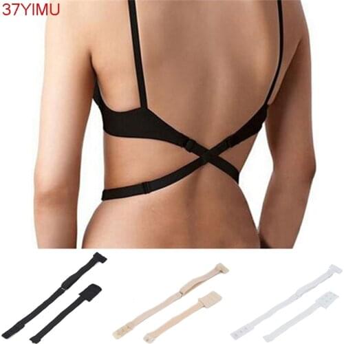 Women 3 Colors Adjustable Extender Hook Low Back Backless Bra Strap Adapter Converter Fully Extender Hook Underwear Accessories