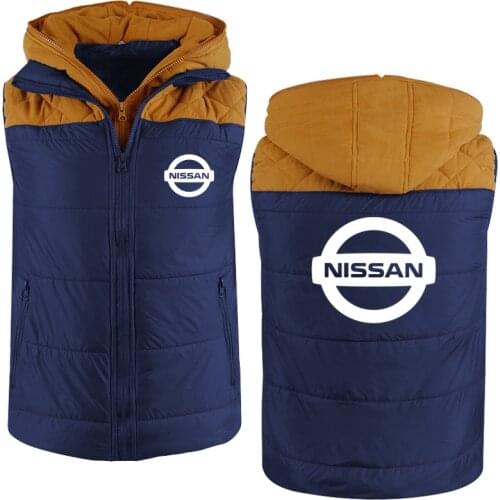 Winter Mens jackets NISSAN Car Logo Printing Fashion Casual jackets Thicken Warm Wool Fleece Cotton High Quality Sport Jacket