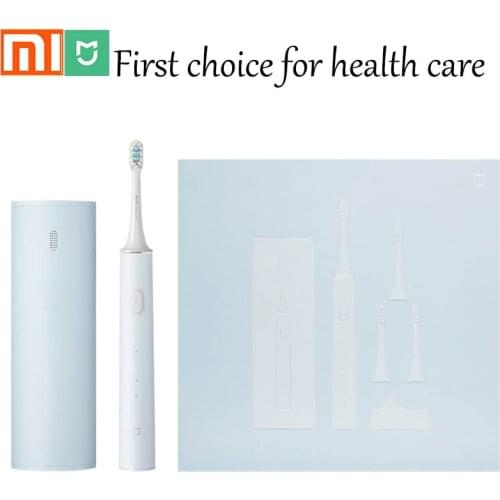 Xiaomi toothbrush Mijia T500C electric toothbrush / plus 4 replacement brushes / storage box / adult oral cleaning toothbrush