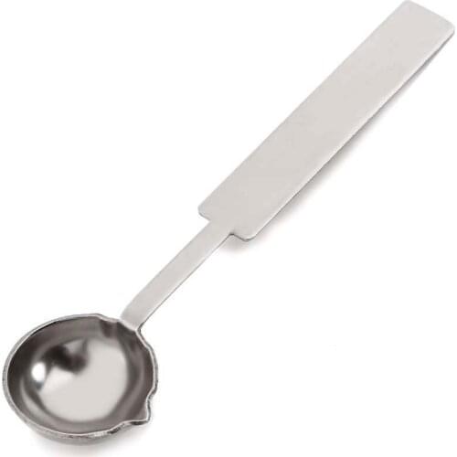 25ml Stainless Steel Paint Wax Spoon Vintage DIY Sealing Stamp Wax Spoon