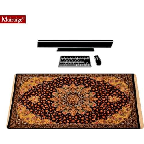 900x400/800X300mm Persian Rug Mousepad Large Custom Best Gaming Mouse Pad DIY Custom Bohemian Style Pads Keyboard Pad Desk Mat