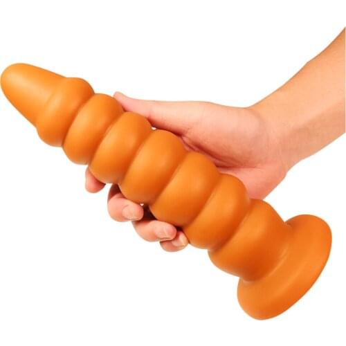 S/M/L 100%Silicone Butt Plug Anal Plugs Unisex Sex Stopper Size Adult Toys for Men/Women Anal Trainer For Couples SM