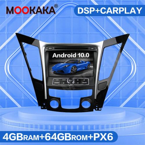 Android 10.0 64GB PX6 Car Radio GPS Navigation for Hyundai SONATA 8 I40 I45 I50 YF 2011+ Auto Stereo Multimedia Player Head Unit