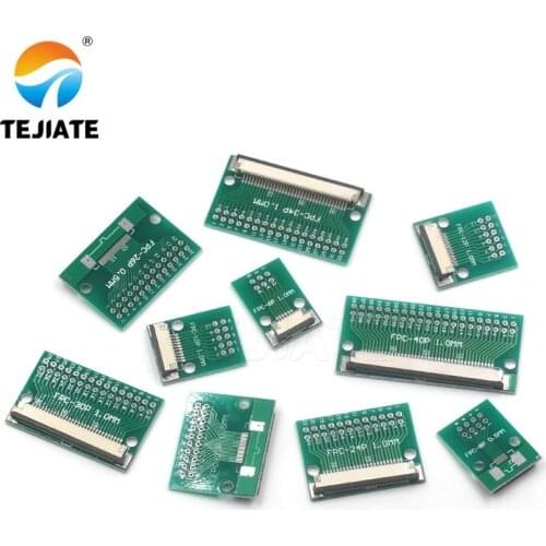 DIY FPC/FFC adapter board 1.0mm connector 6P 8P 10P 12P 20P 24P 26P 30P 34P 40PIN