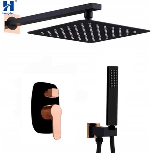 Черные душевые системы HONGDEC China At AliExpress