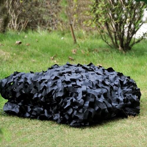 2X3M 3X4M 4X5M Full Black Reinforced Sunshade Net Camping Camouflage Nets Garden Gazebo Car Sun Shelter Parking Lot Awning