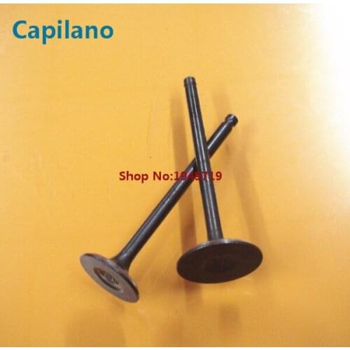 Motorcycle WH125 engine valve include inlet outlet valve stem (intake exhaust) durable for Honda 125cc WH 125 spare part