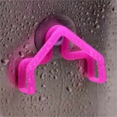 Creative Bathroom Shelf Sponge Clothes Storage Rack Suction Kitchen Clean Holder Clip Rag Hollow Drain Rack Soap Hanging Shelves