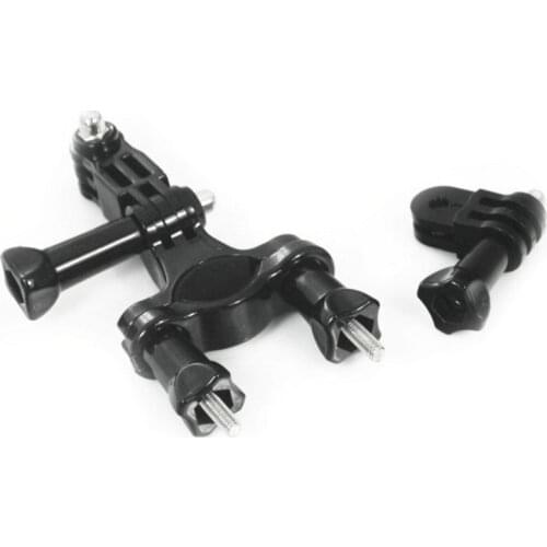 Bike Motorcycle Handlebar Seatpost Pole Mount & 3 Way Adjustable Pivot Arm For Gopro Hero2 3 3+ sj4000 sj5000 Go Pro Accessories