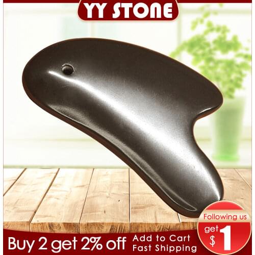 5A Grade Si Bin Bian Stone Massage Guasha Beauty Face Plate scratching Massager Tool body face slimming scraper V-line face