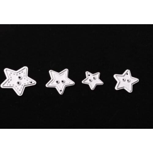 Metal four stars Cutting Dies Stencils for DIY Scrapbooking/photo album Decorative Embossing DIY Paper Cards