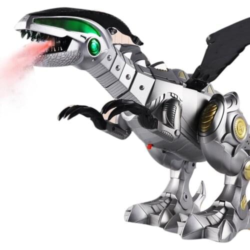 Simulation Electronic Spitfire Mechanical Dinosaur Model Kids Educational Toy Boy Birthday Gift Party Game